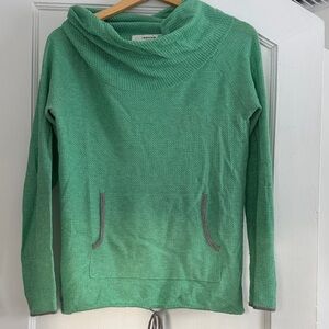 Anthropologie Mint Cowl Neck Sweater